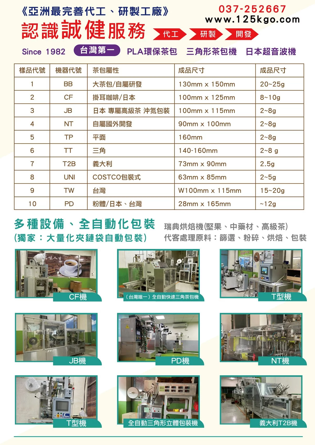 茶包代工服務
